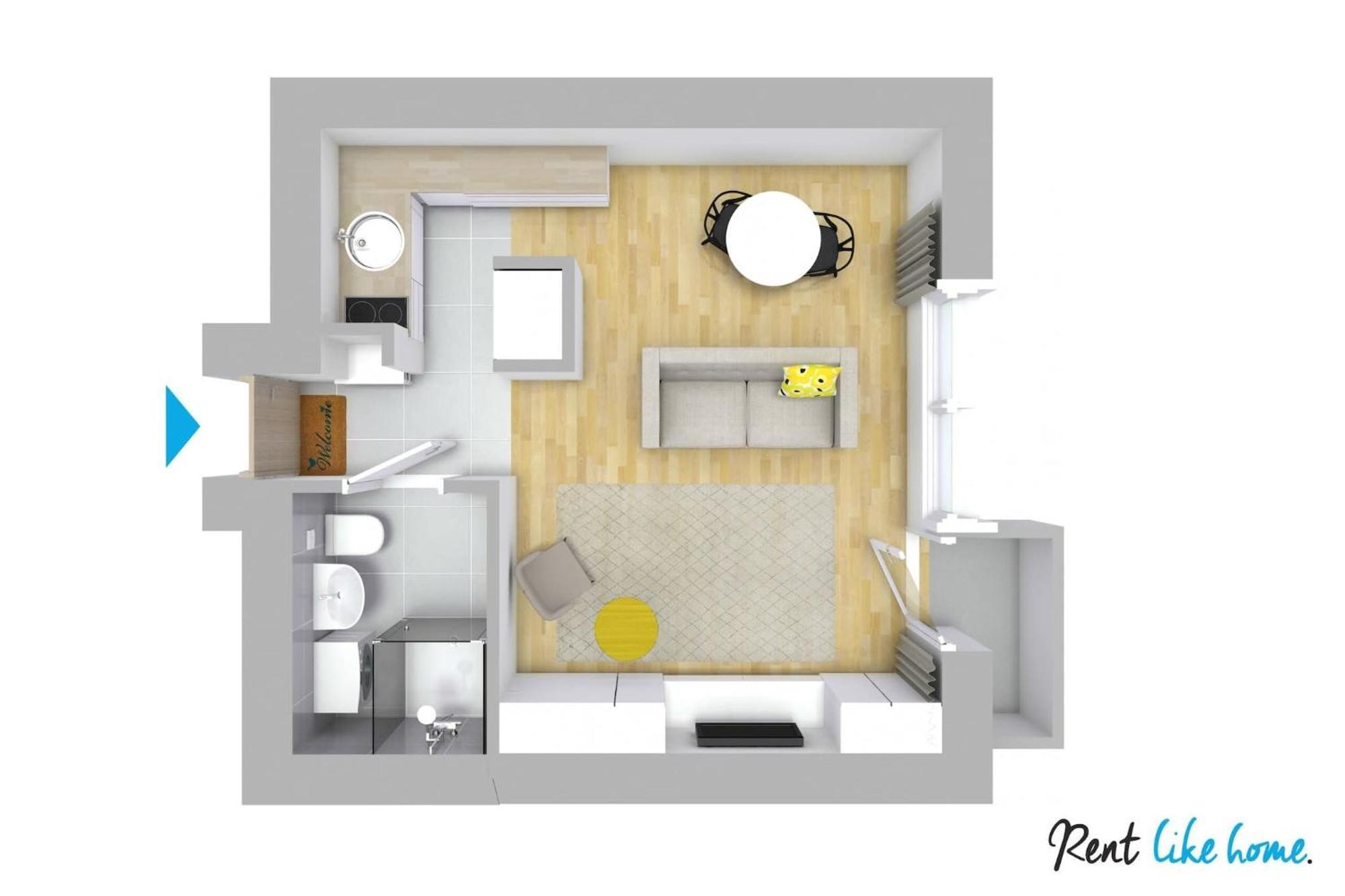Apartment Przytulne Studio Dla 2 Osob W Centrum Warszawy By Rent Like Warsaw